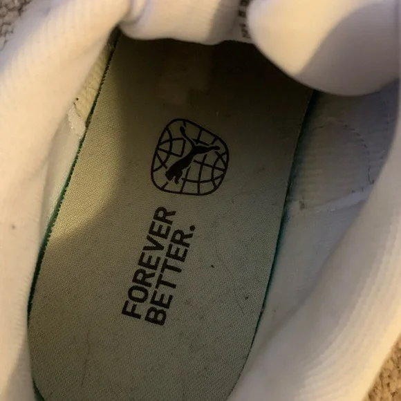 Puma White Platform Sneakers Women’s Size 8 - Picture 9 of 10